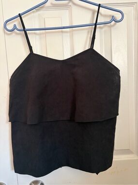Niko and… Black Layered Cami Top – Medium